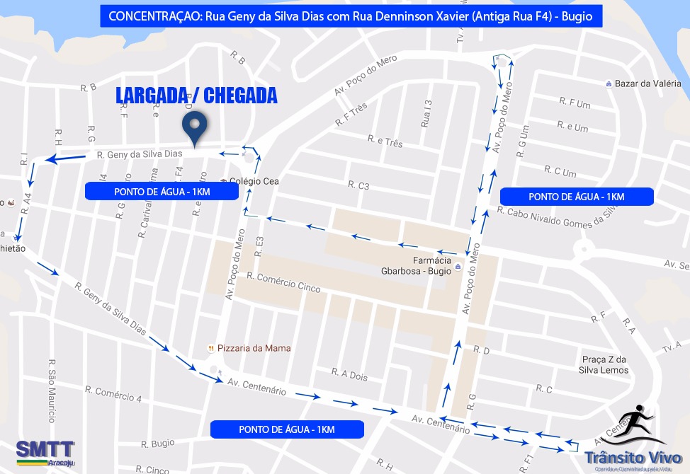 III Corrida e Caminhada “Trânsito Vivo” acontece no próximo domingo no Bugio - SMTT Aracaju